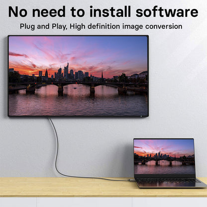 كابل Mowsil DP 4K 60Hz 1.2 مضفر