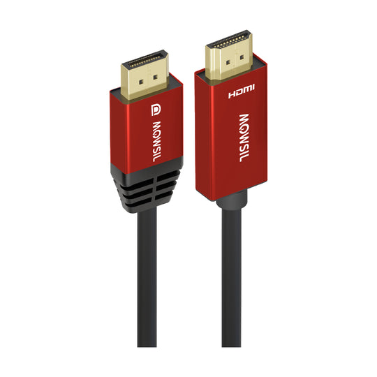كابل Mowsil DP إلى HDMI 4K
