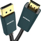Mowsil DisplayPort to HDMI Cable – 4K@60Hz UHD, 1080p@120Hz, 18Gbps High-Speed, Gold-Plated Connector