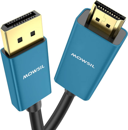 كابل Mowsil HDMI إلى DP 4K