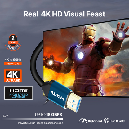 كابل Mowsil 4k@60Hz 2.0 HDMI