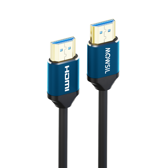 Mowsil HDMI 2.0 Cable | 4K@60Hz Ultra HD, 18Gbps High Speed, HDR, 3D, Gold-Plated | TV PC PS5 Monitor