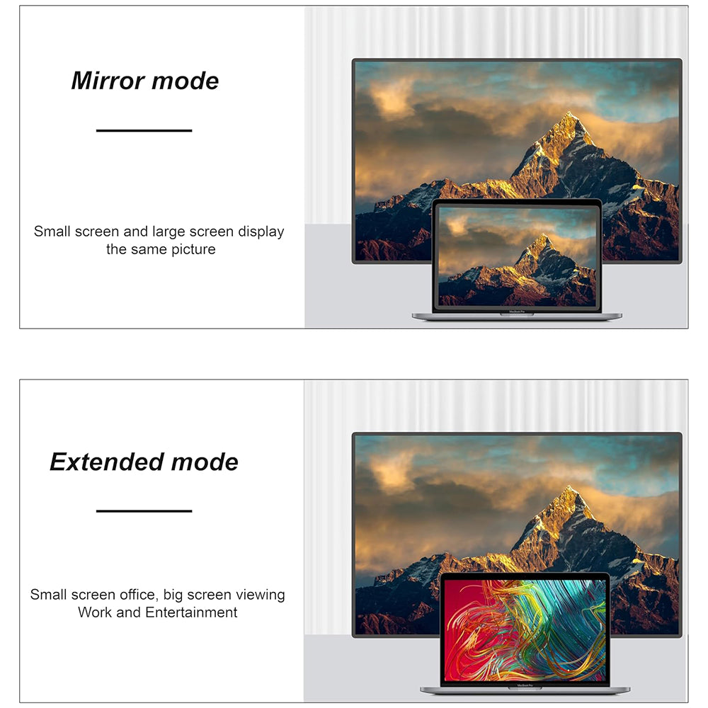 كابل موسيل ميني دي بي إلى HDMI 4K بطول مترين