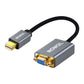 Mowsil Mini DisplayPort to VGA Adapter – 1080p@60Hz, Gold-Plated, Aluminum Alloy, Compatible with Mac & Laptop