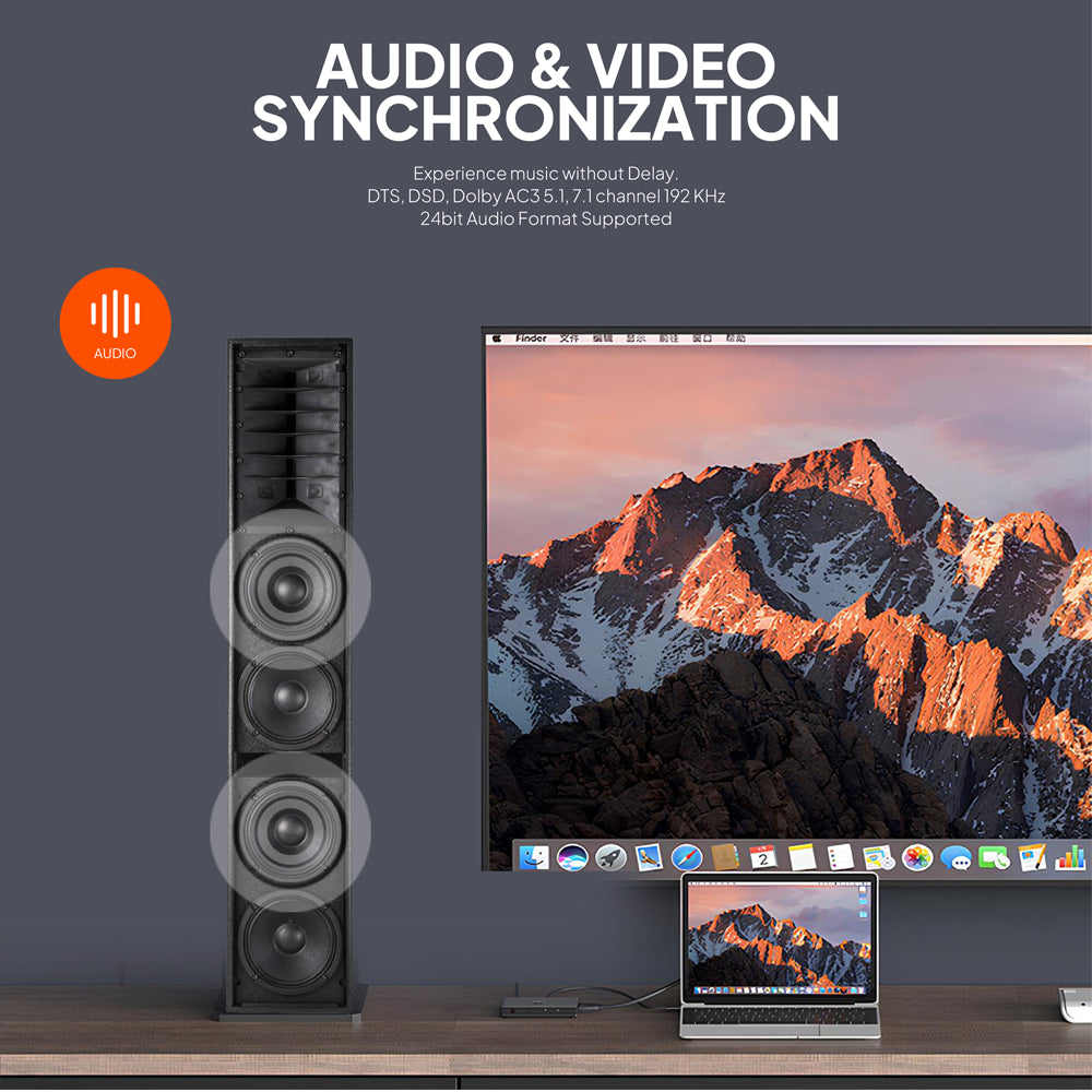 مفتاح HDMI 3 في 1 مخرج 4K
