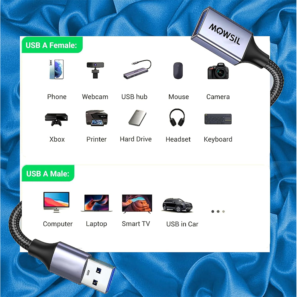 كابل تمديد USB 3.0 من مووسيل