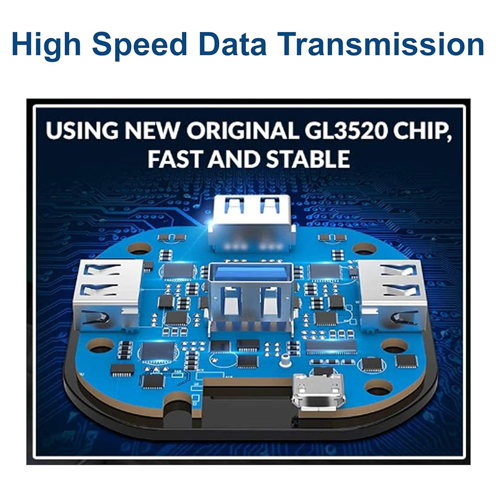 موزع USB 3.0 رباعي المنافذ من مووسيل