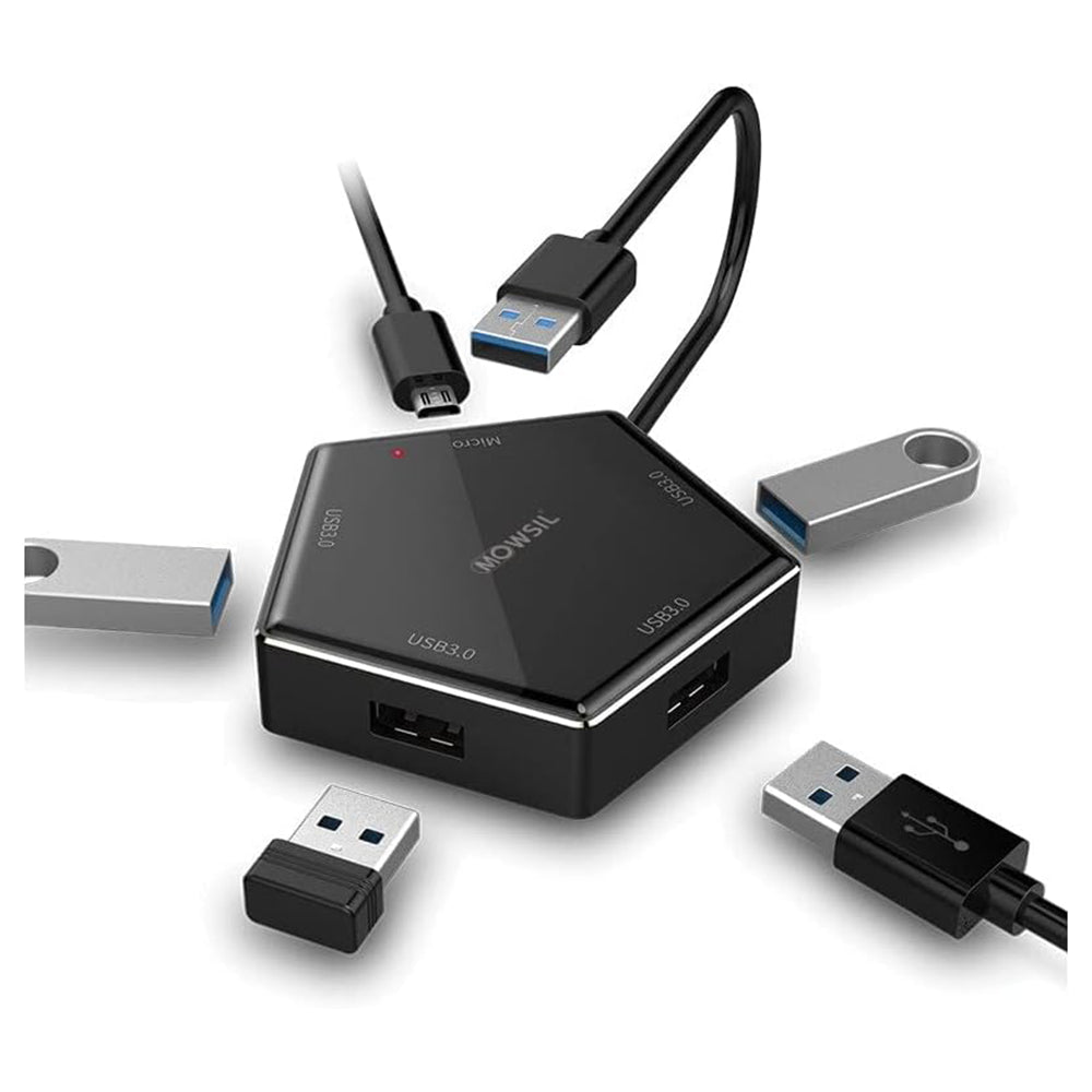 موزع USB 3.0 رباعي المنافذ من مووسيل