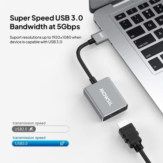 Mowsil USB to HDMI Converter
