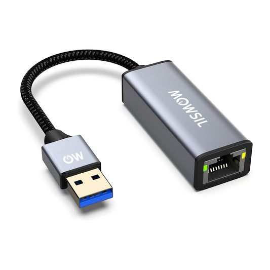 محول Mowsil USB إلى شبكة محلية Gigabit RJ45