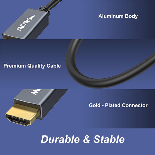 Mowsil VGA to HDMI Cable with Audio