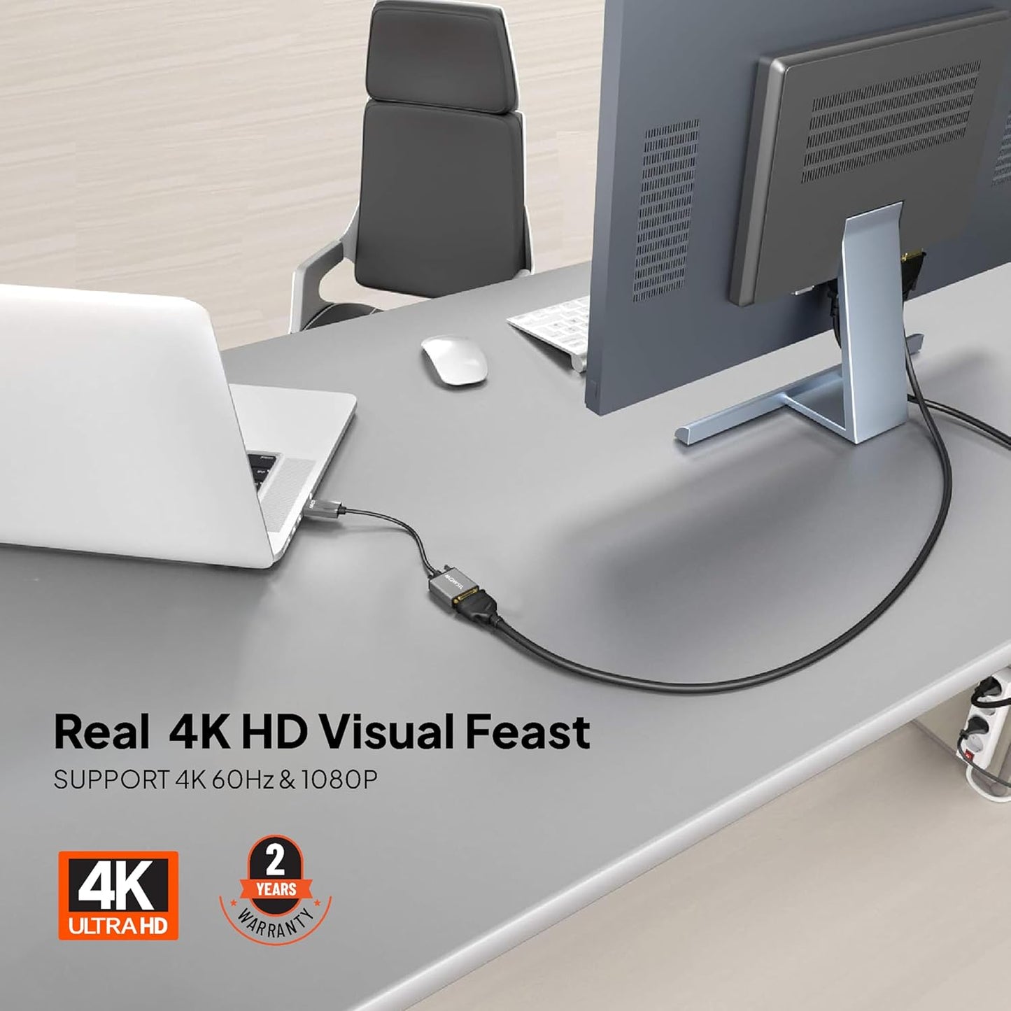 محول Mowsil DisplayPort إلى VGA