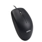 MOWSIL Wired USB Mouse Black