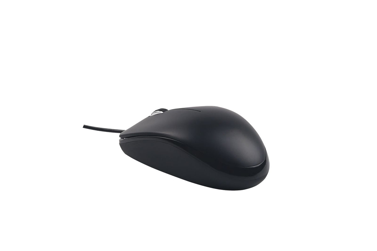 MOWSIL Wired USB Mouse Black