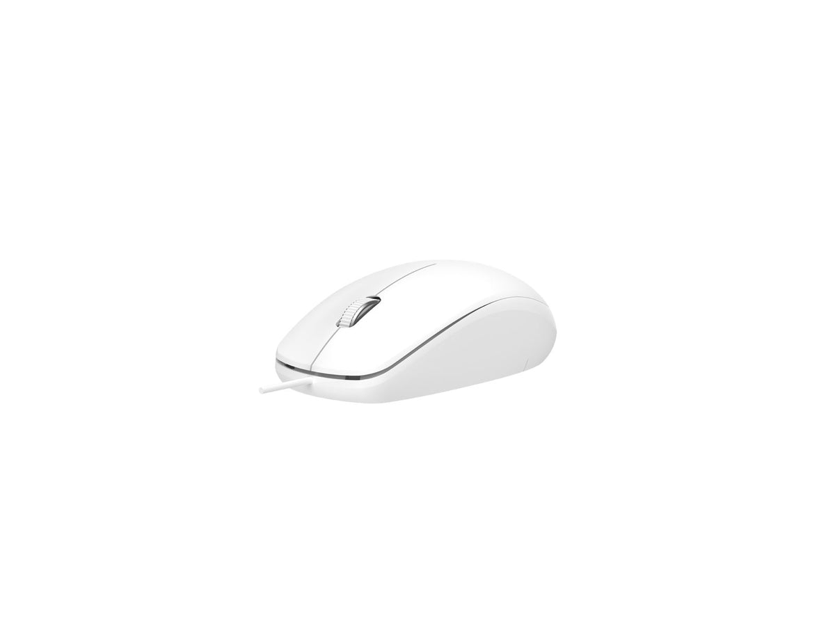 MOWSIL Wired USB Mouse White