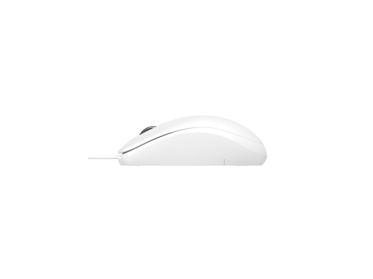 MOWSIL Wired USB Mouse White