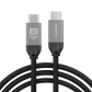 Mowsil USB-C Video Cable 4K 20Gbps 100W PD | Braided Type-C to Type-C for MacBook & iPad