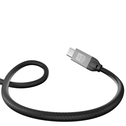 Mowsil USB-C Video Cable 4K 20Gbps 100W PD | Braided Type-C to Type-C for MacBook & iPad