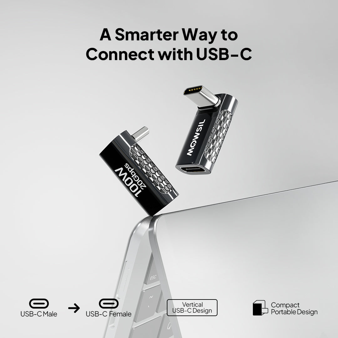 MOWSIL  USB-C 90° Vertical 8K Adapter