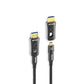 Mowsil HDMI 2.0 Active Optical Cable – 4K@60Hz, 18Gbps Slim Fiber, Detachable Connector, EMI-Free, High-Speed