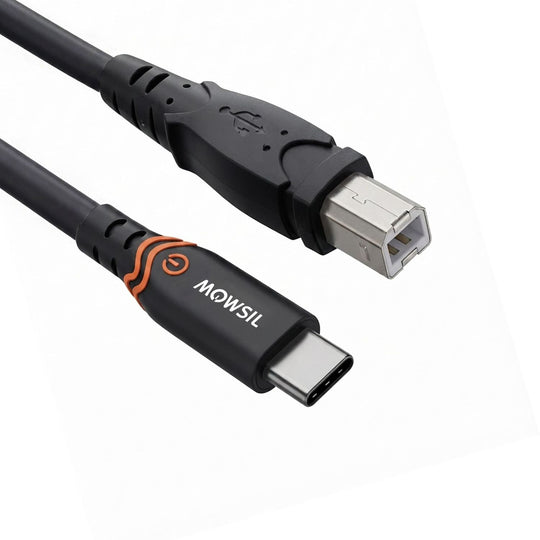 Mowsil USB-C to USB-B Printer Cable 1.5m