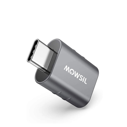 Mowsil USB-C to USB-A OTG Adapter 5Gbps | High-Speed Data & Charging Converter for MacBook, iPad & Android