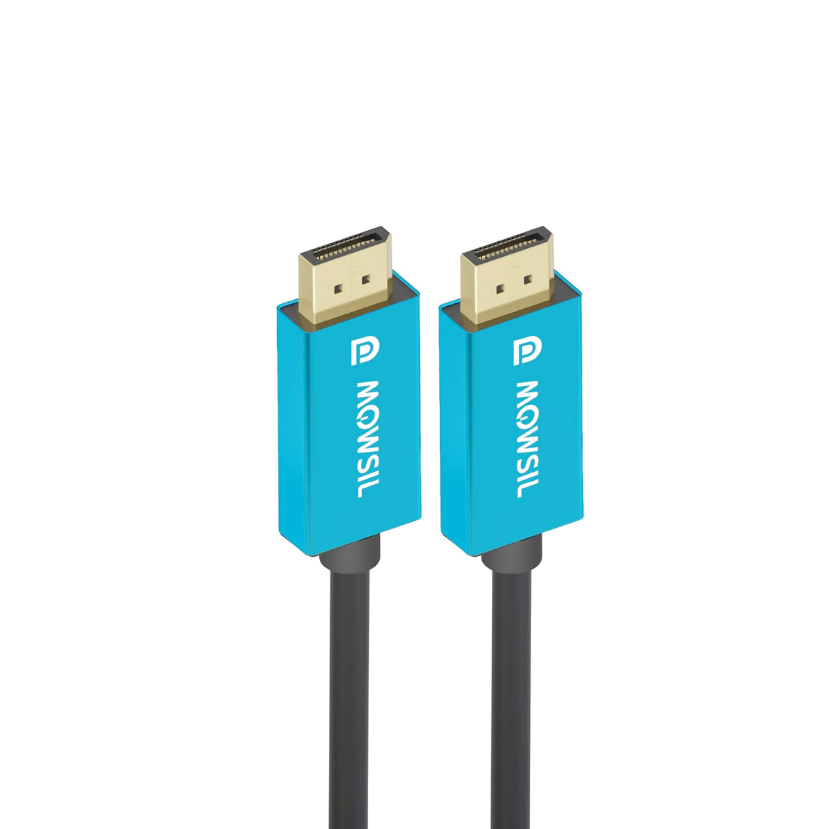 Mowsil 4K DisplayPort Cable DP 1.2 | 4K@60Hz 2K@165Hz Gold-Plated High-Speed DP to DP Cable for PC & Gaming Monitor