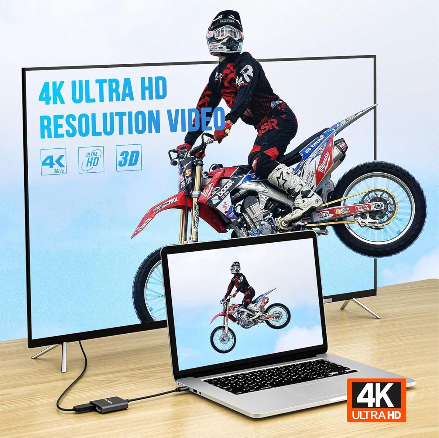 محول موسيل USB-C ثنائي HDMI | 4K بتردد 60 هرتز، Thunderbolt 3/4، موزع توصيل وتشغيل لأجهزة ماك بوك، آيباد، وأجهزة الكمبيوتر المحمولة