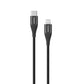 Mowsil USB-C to Lightning Cable 1.2M, PD Fast Charging & 480Mbps Data Transfer, Nylon Braided Aluminum Alloy Type-C to Lightning Cable for iPhone & iPad, Black