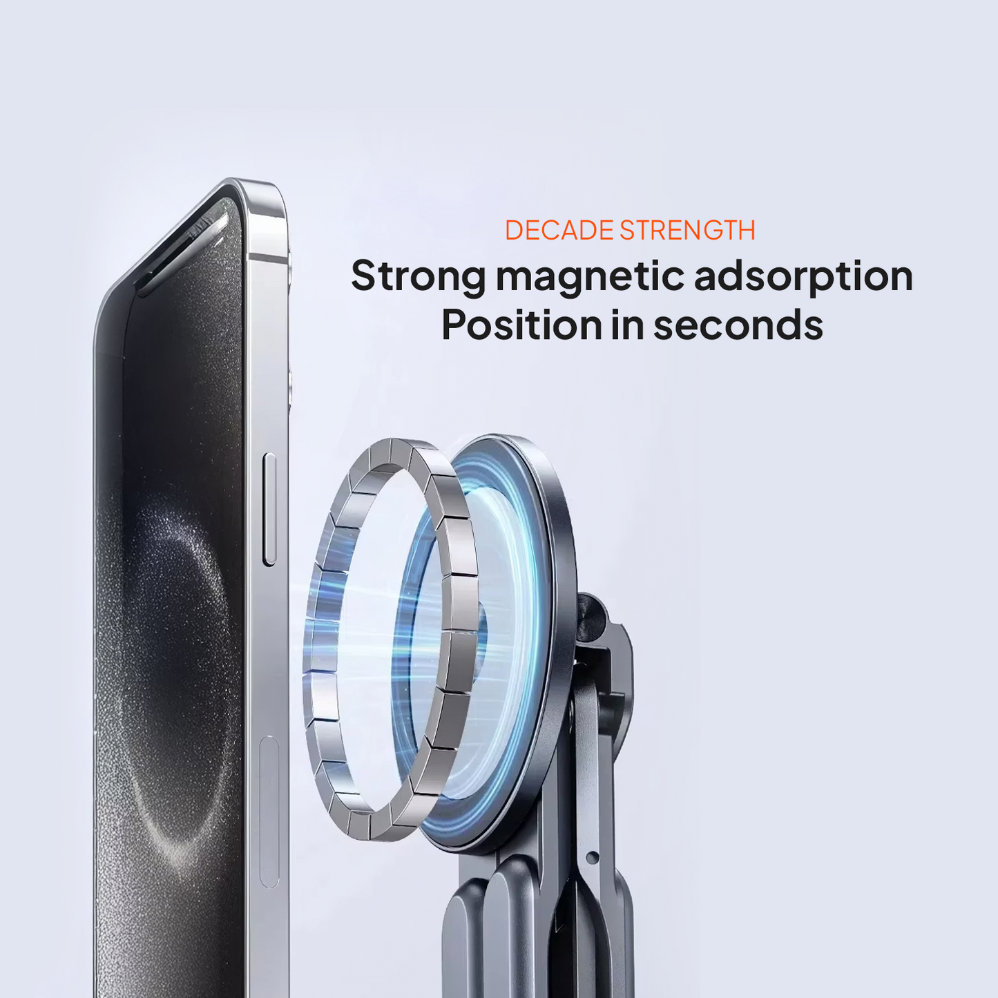 Mowsil 3-in-1 Magnetic Universal Laptop, Tablet & Phone Stand with Foldable aluminum alloy Desktop Holder, Adjustable Heights & Viewing Angles for MacBook, iPad, iPhone, Surface & More