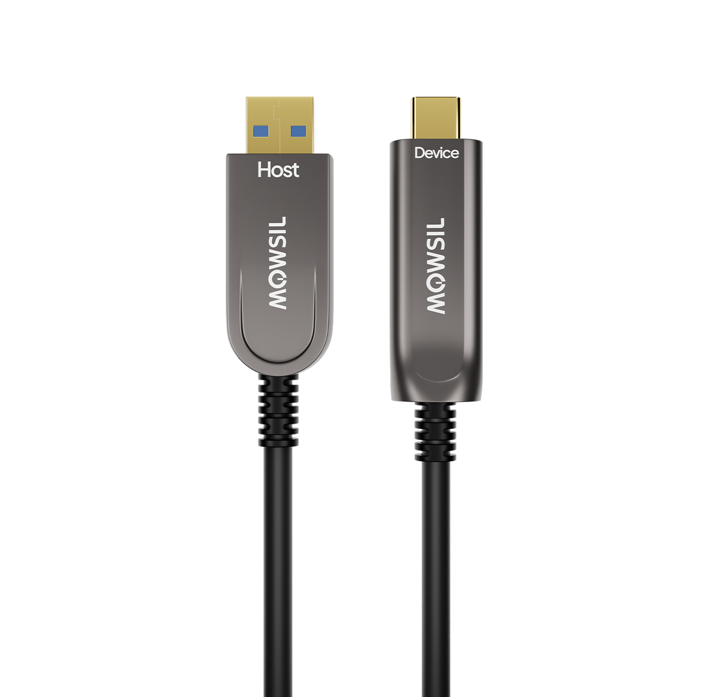 Mowsil USB 3.1 Type-A to USB-C AOC Cable For 4K Video Conferencing Rooms