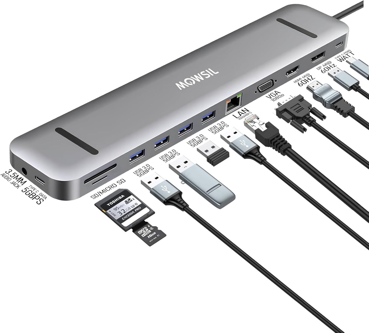 USB-C Docking Station 13 in 1 Type-C
