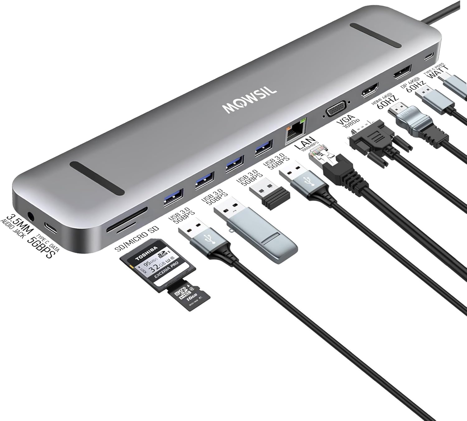 USB-C Docking Station 13 in 1 Type-C