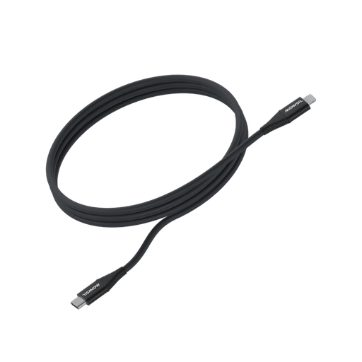 Mowsil USB-C to Lightning Cable 1.2m – PD Fast Charging — coiled cable 3D view