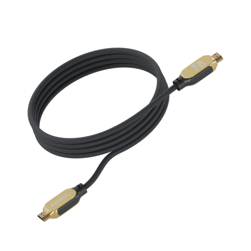كابل Mowsil HDMI 2.1 بدقة 8K — coiled cable 3D view
